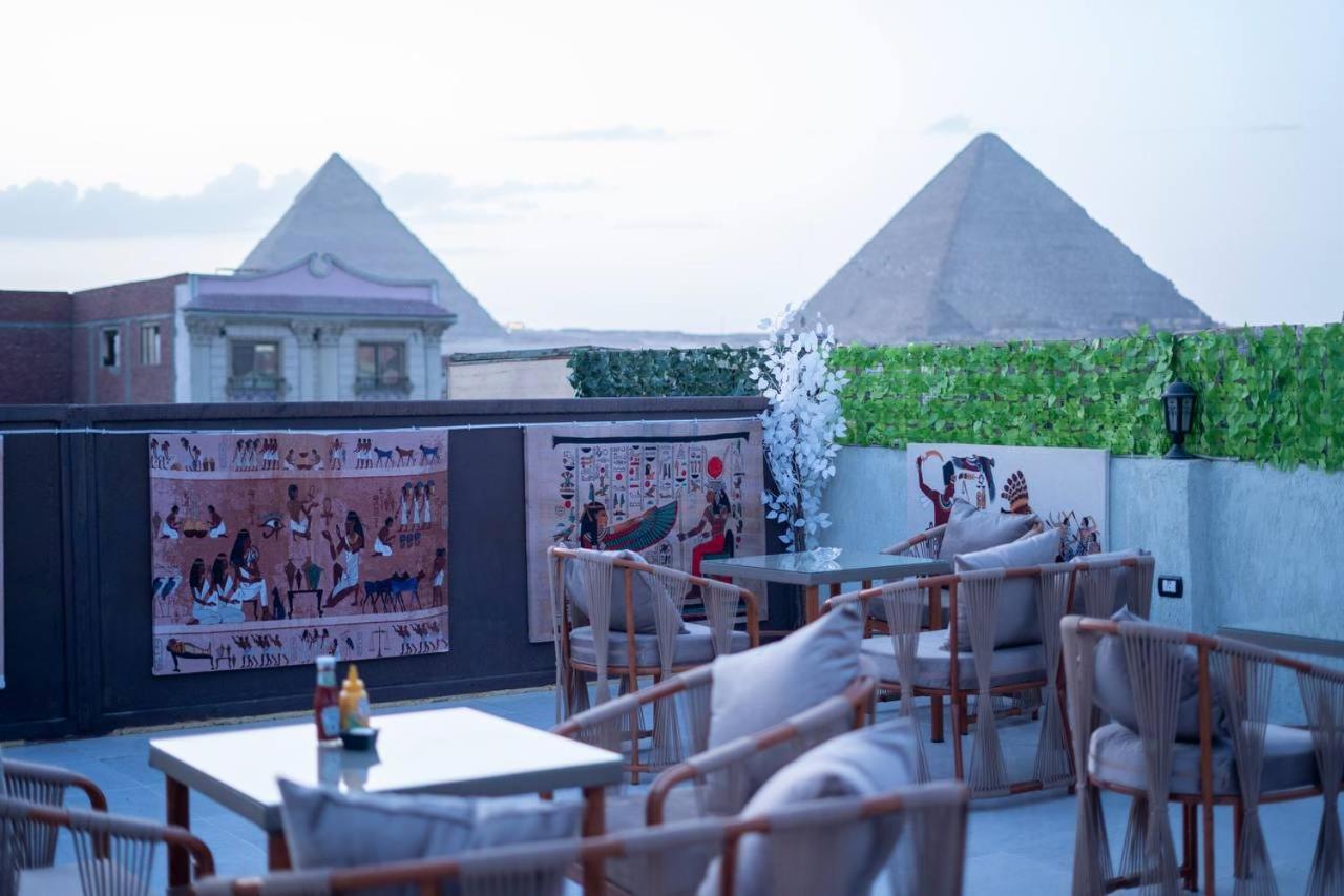 Majestic View Pyramids Inn Kafret el-Gabal Kültér fotó